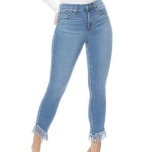 Frame - Le High Skinny - Fringe Hem Jeans - Size 28